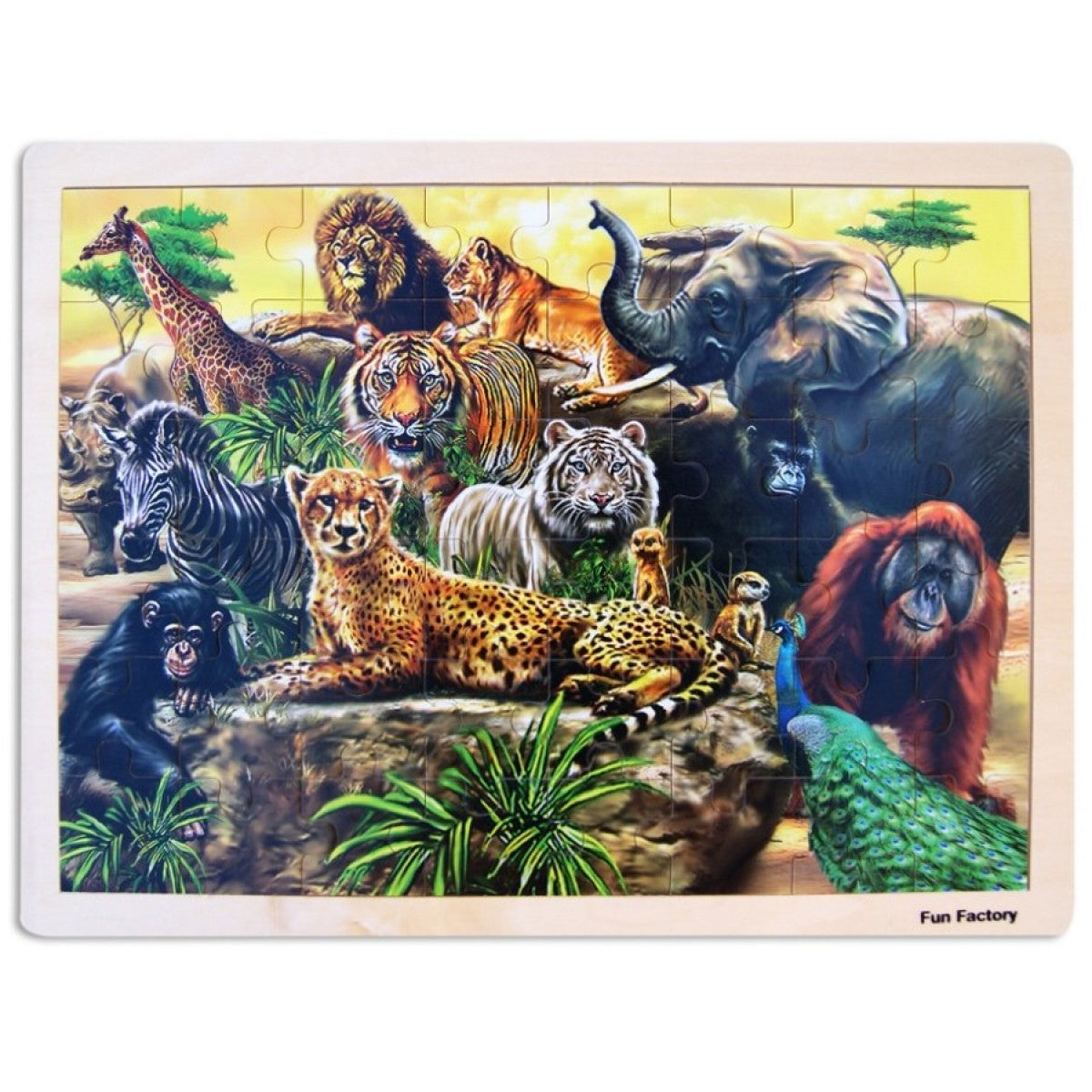 Fun Factory - Puzzle Wild Animals