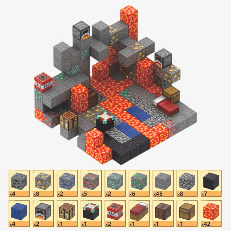 Miniblox - Deep Cave 143pc set