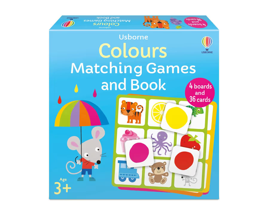 Usborne - Colours Matching Games And Book