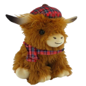 Cotton Candy - Sitting Highland Cow Hammish