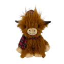 Cotton Candy - Sitting Highland Cow Hammish
