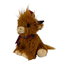 Cotton Candy - Sitting Highland Cow Hammish