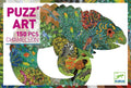 Djeco - Chameleon Shaped 150pc Art Puzzle