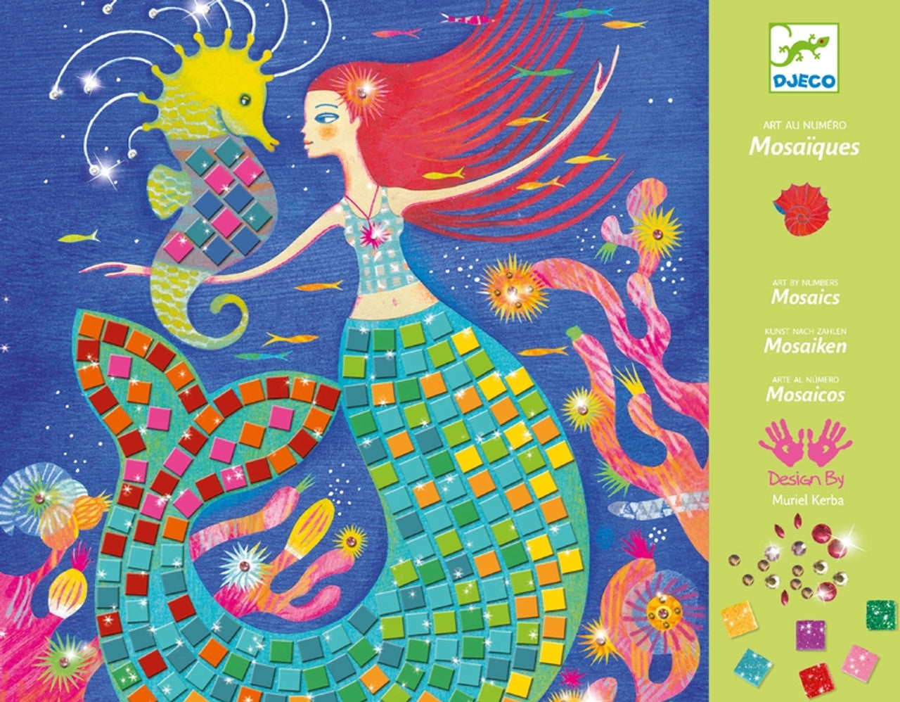 Djeco - The Mermaid's Song Mosaic Kit