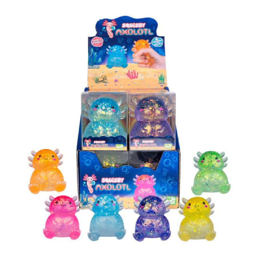 Smooshos - Squishy Glittery - Axolotl