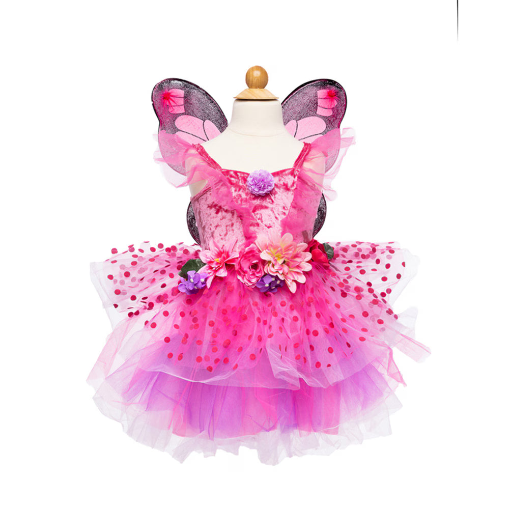 Great Pretenders - Fairy Blooms Deluxe Pink Dress Size 5-6