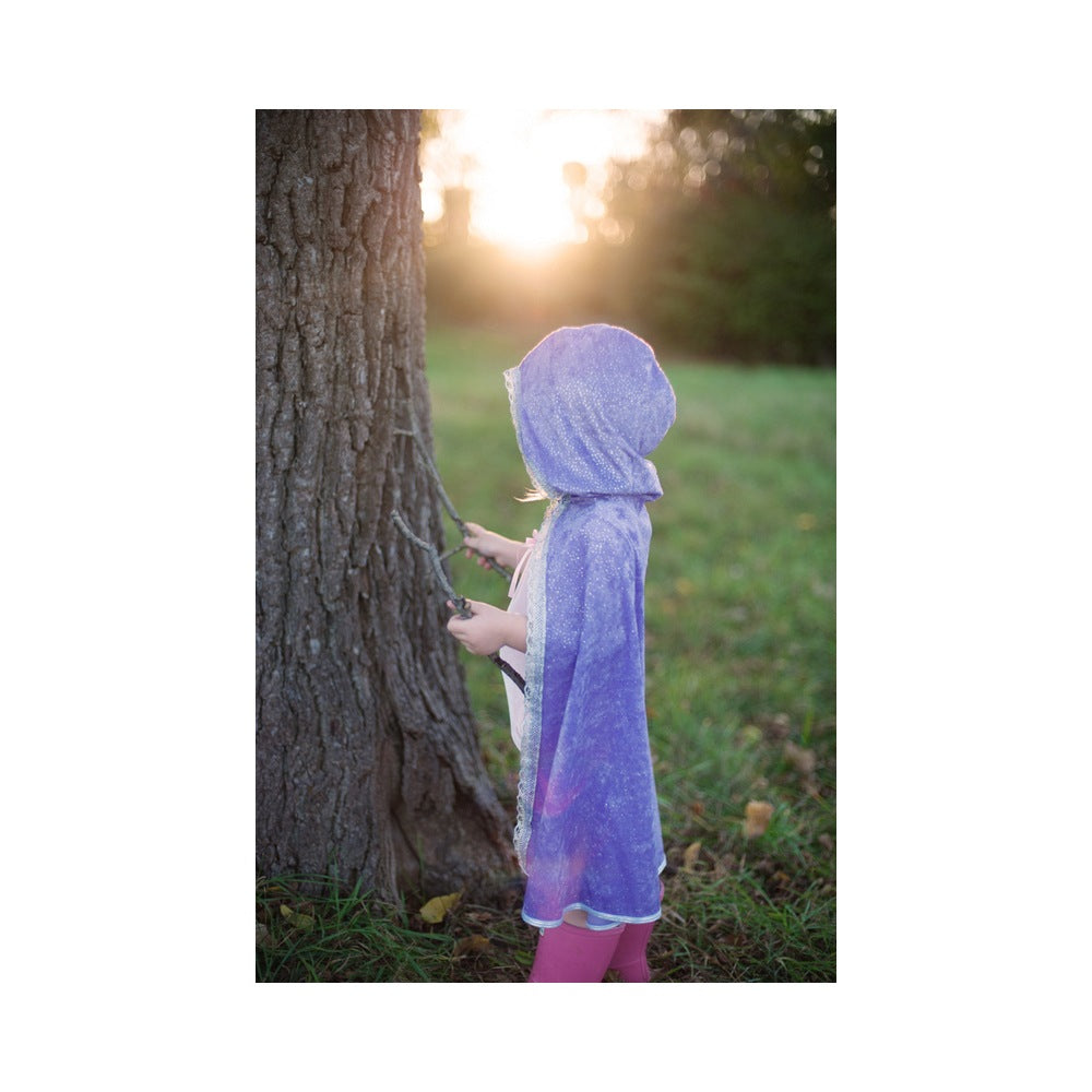 Great Pretenders - Lilac Diamond Sparkle Cape - Size 3-4