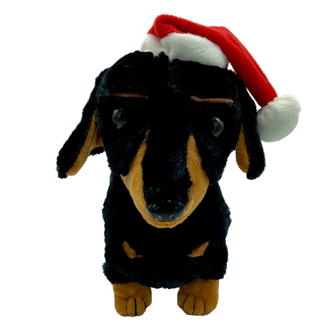 Huggable - Davie Dachshund Xmas Hat