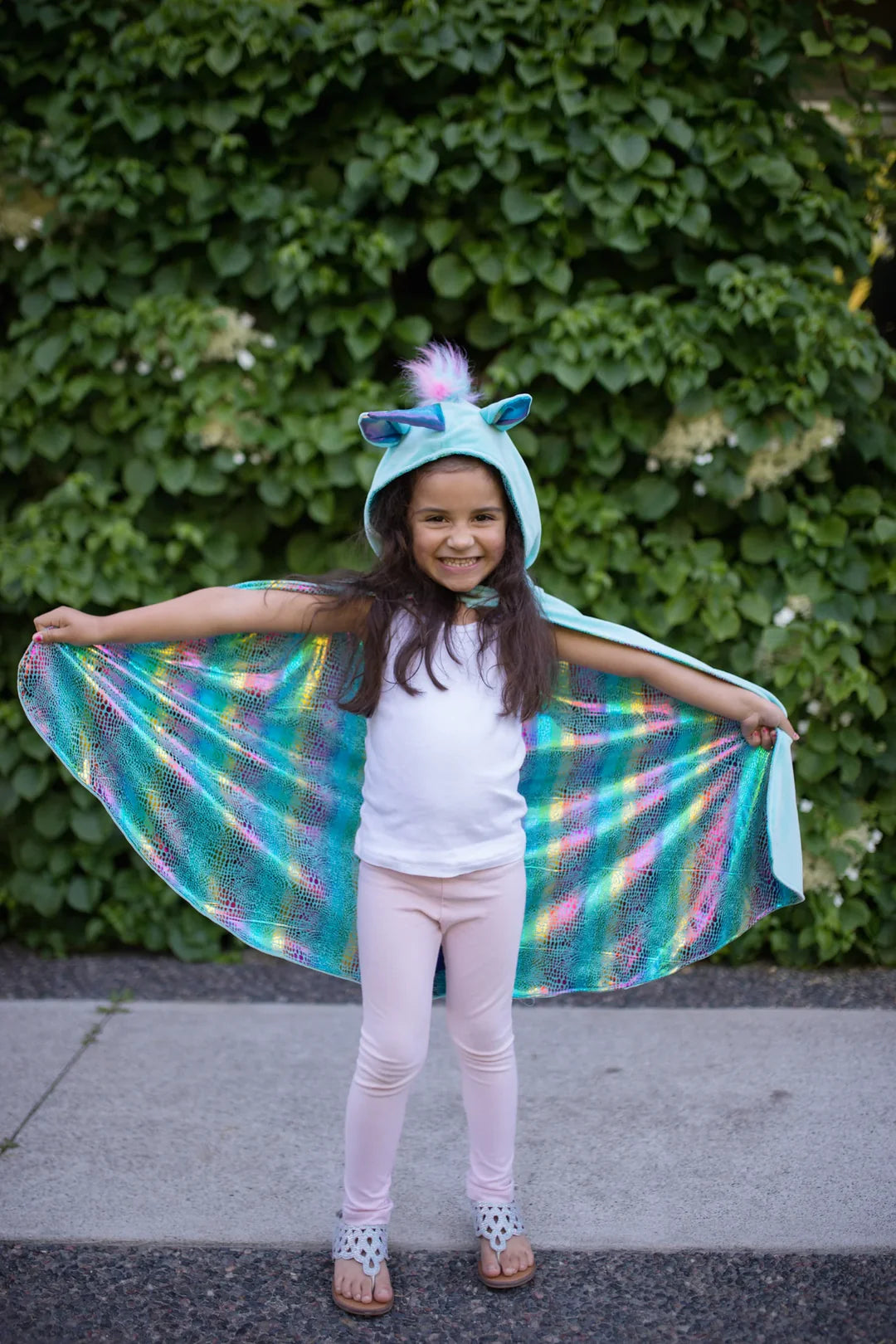 Great Pretenders - Reversible Unicorn & Dragon Cape - Size 5-6