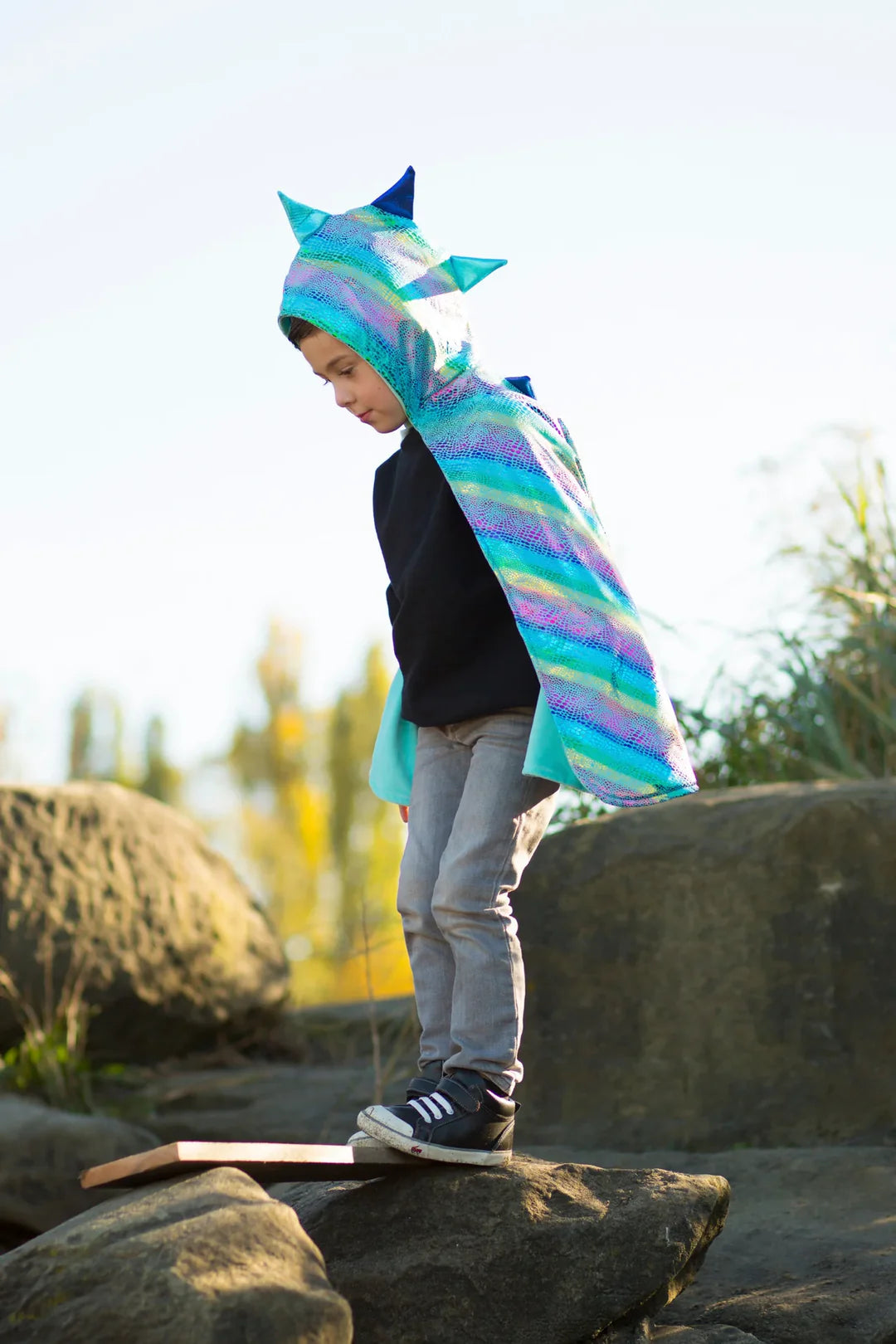 Great Pretenders - Reversible Unicorn & Dragon Cape - Size 4-6