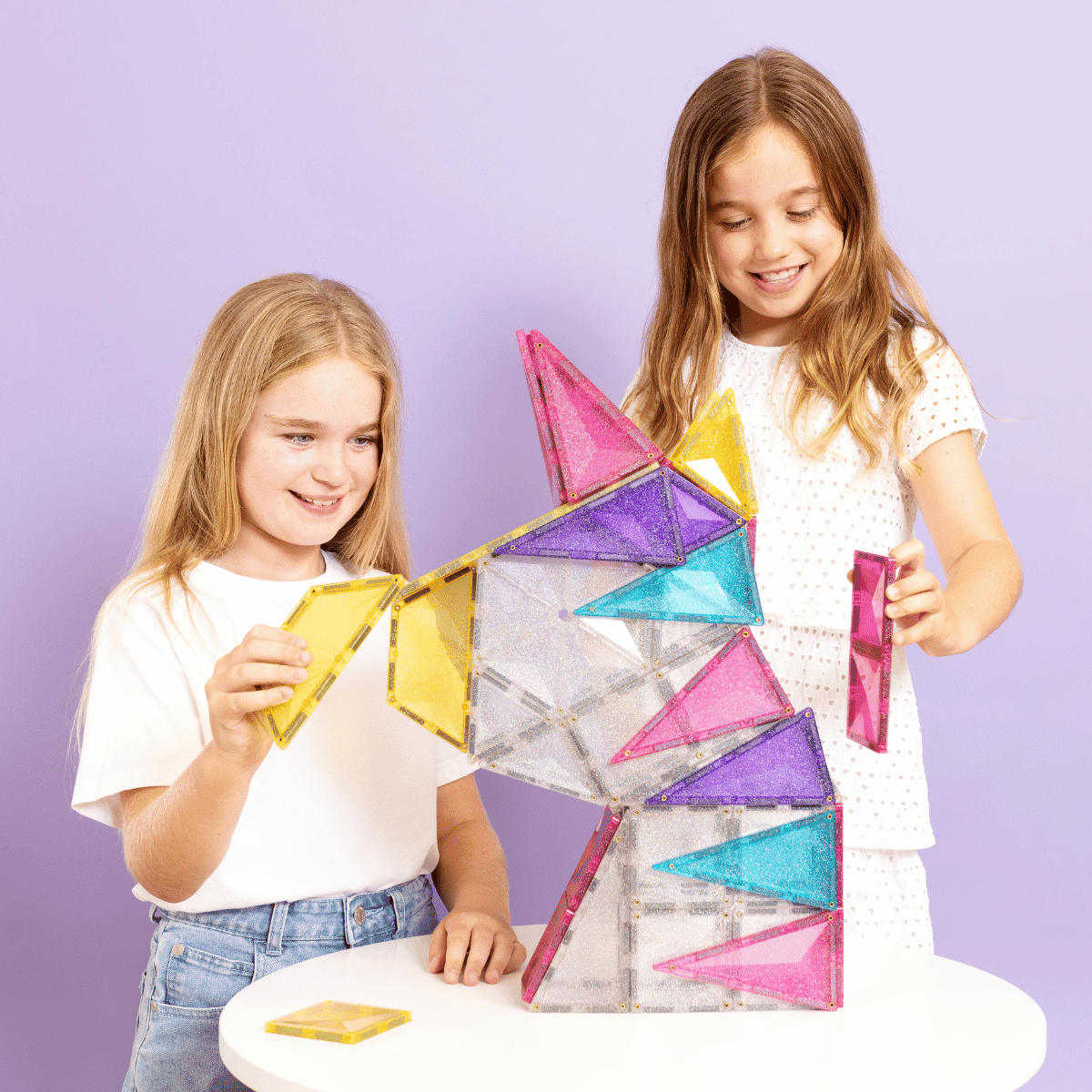 Connetix - Glitter Unicorn Pack 56pcs