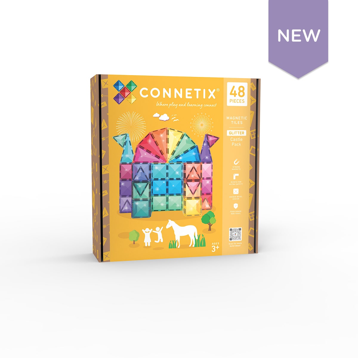 Connetix - Glitter Castle Pack