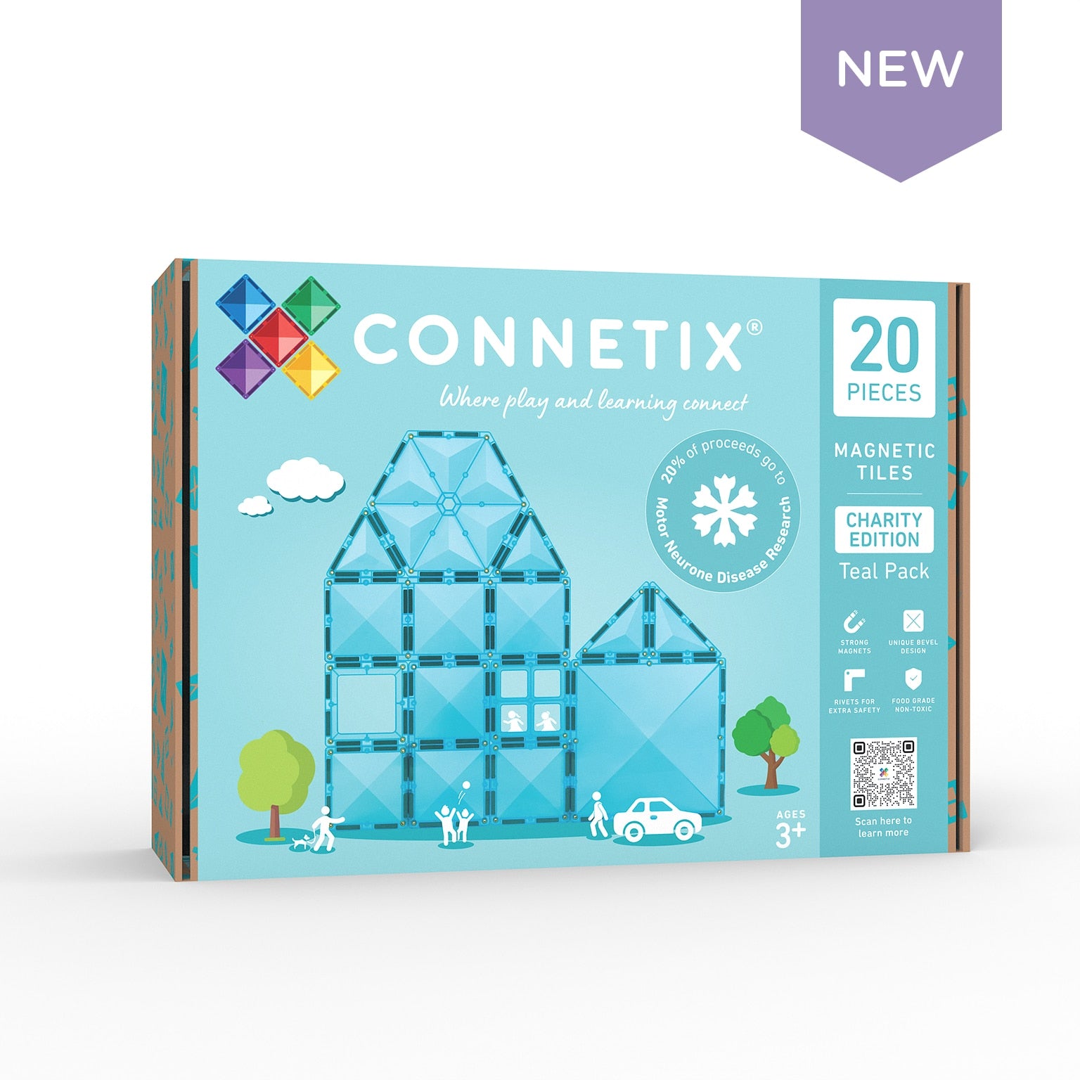 Connetix - Charity Pack Teal 20pc