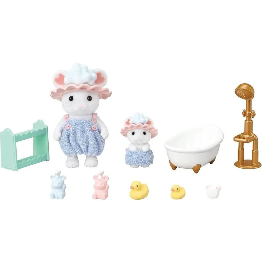 Sylvanian Families - Bath Time Bubble Siblings