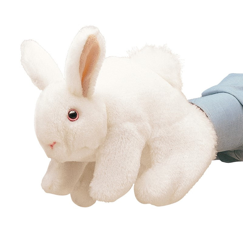 Folkmanis - White Bunny Rabbit Puppet