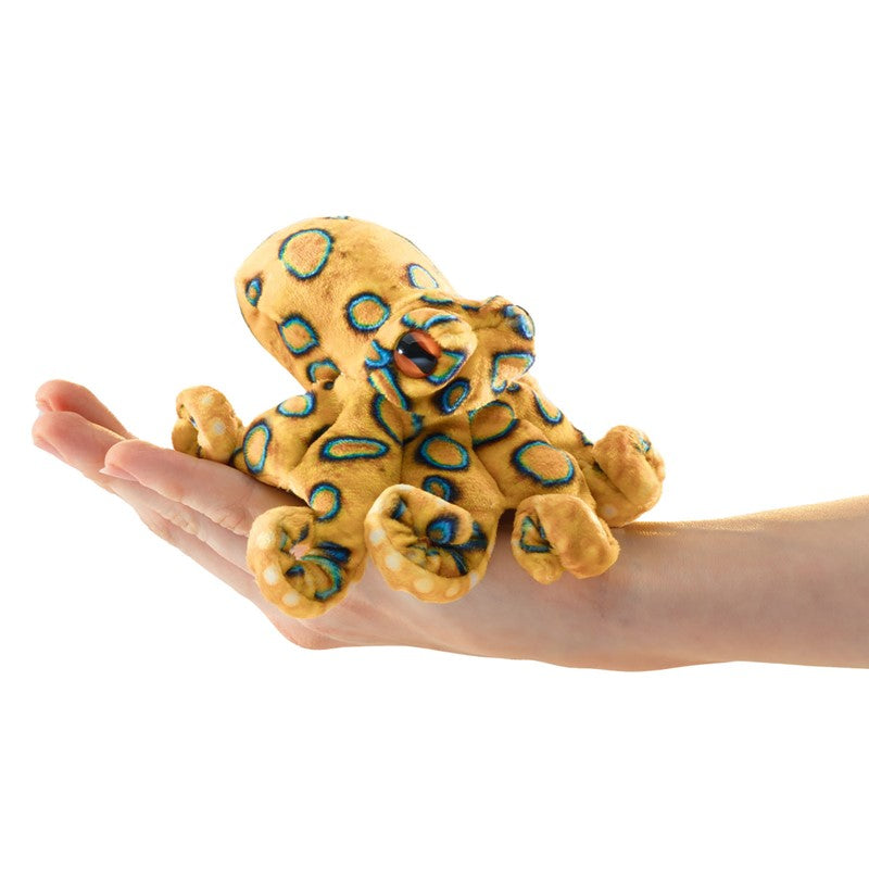 Folkmanis - Blue Ringed Octopus Finger Puppet