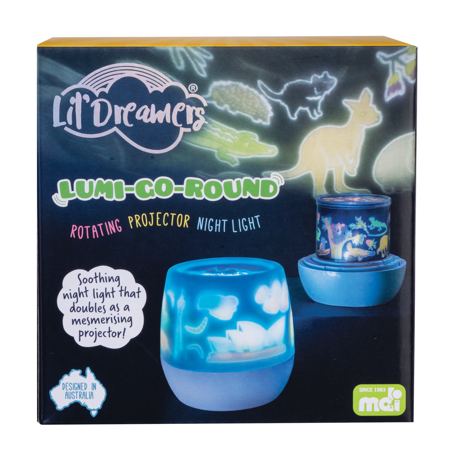 MDI - Lumi Go Round LED Projector Australiana