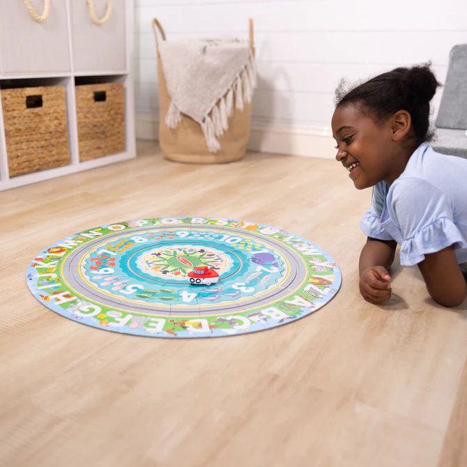 Melissa & Doug - Round the Shore Tracks Floor Puzzle