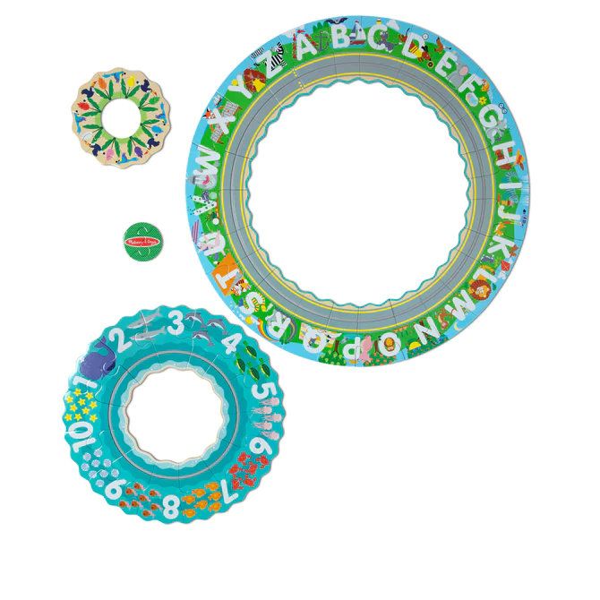 Melissa & Doug - Round the Shore Tracks Floor Puzzle