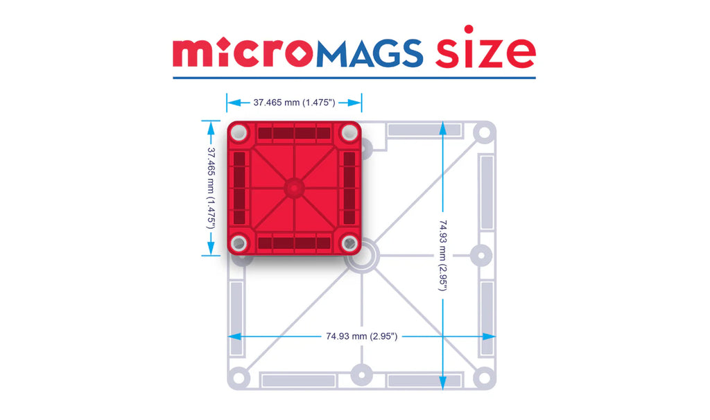 Magna Tiles - Combo + MicroMAGS 62 piece