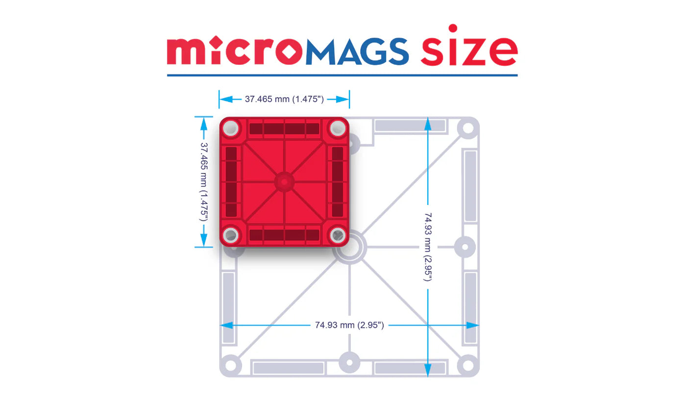 Magna Tiles - Combo + MicroMAGS 62 piece