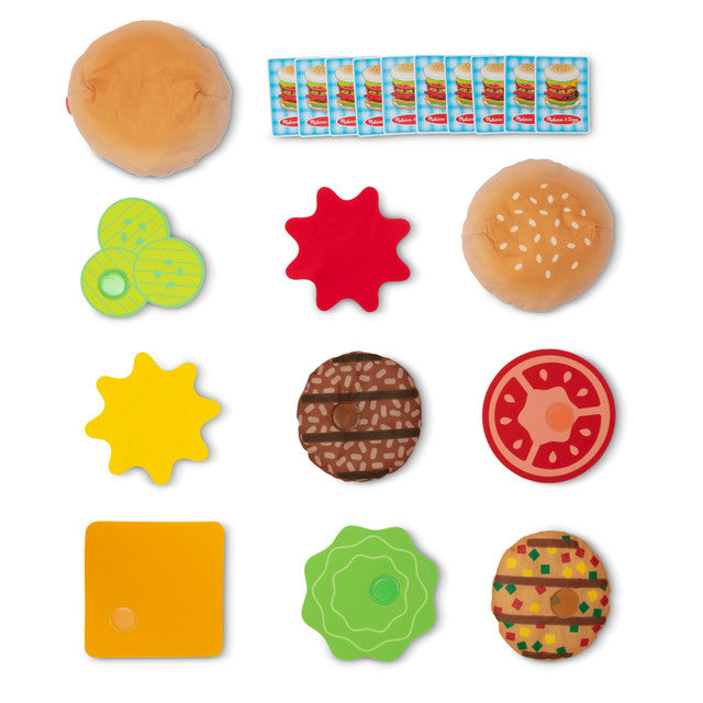 Melissa & Doug - Burger Stacking Games