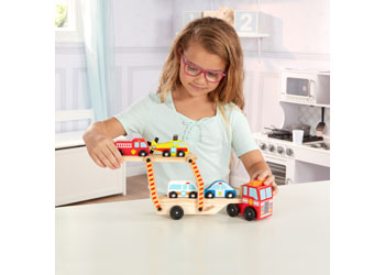 Melissa & Doug - Emergency Vehicle Carrier