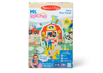 Melissa & Doug - Ms. Rachel Farm Floor Puzzle