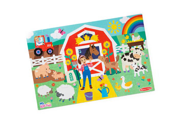Melissa & Doug - Ms. Rachel Farm Floor Puzzle