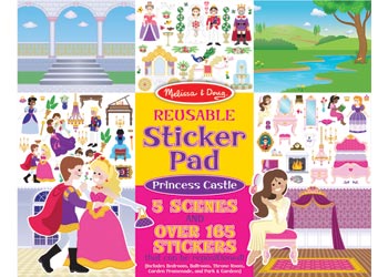 Melissa & Doug - Reusable Sticker Pad Princess Castle