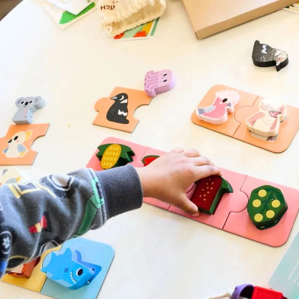 My Creative Box - Aussie Animals Find and Match Playset Puzzle