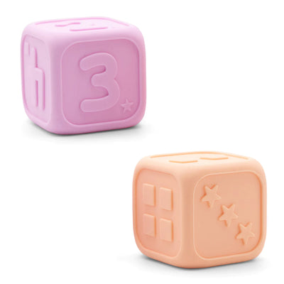 Jellystone - My First Dice - Bubblegum & Peach