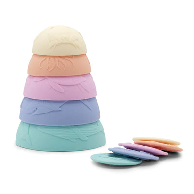 Jellystone - Ocean Stacking Cups - Pastel