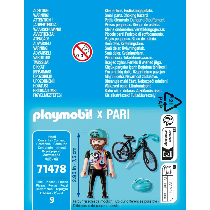 Playmobil - Road Cyclist Paul 71478