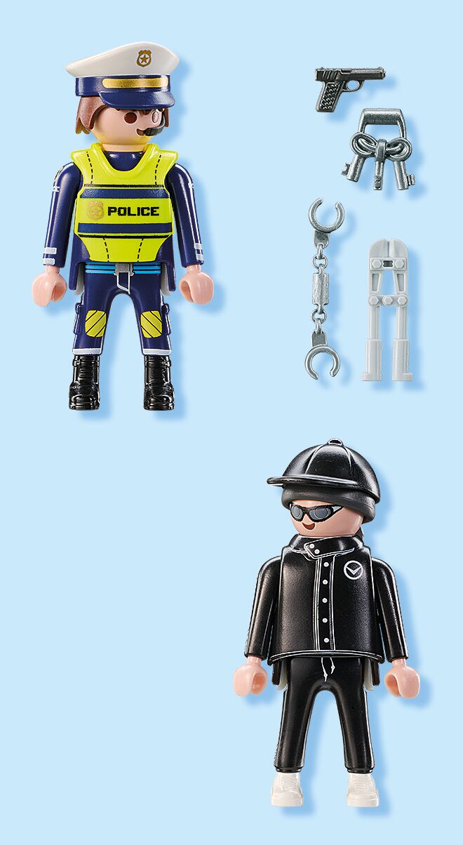 Playmobil - Policeman and Burglar 71804