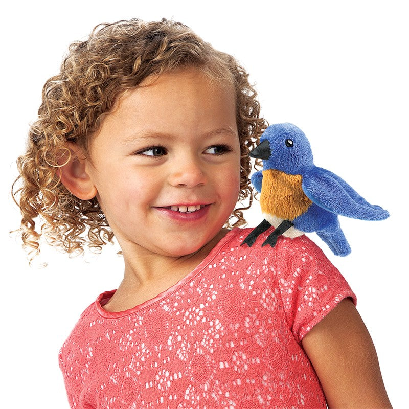 Folkmanis - Mini Bluebird Finger Puppet