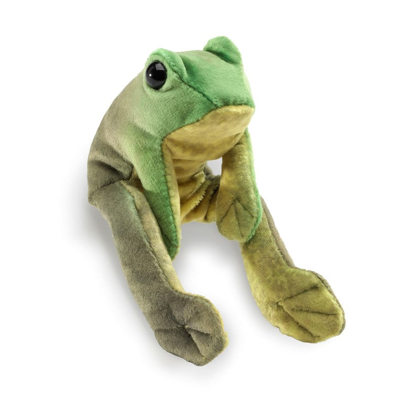 Folkmanis - Mini Sitting Frogs Finger Puppet