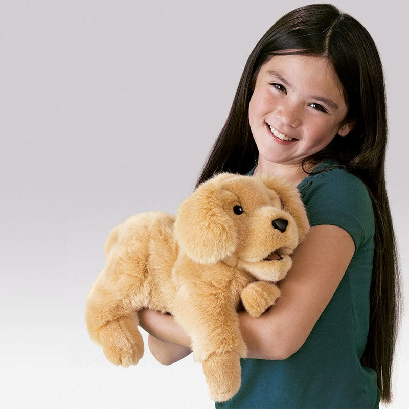 Folkmanis - Golden Retriever Puppy Puppet