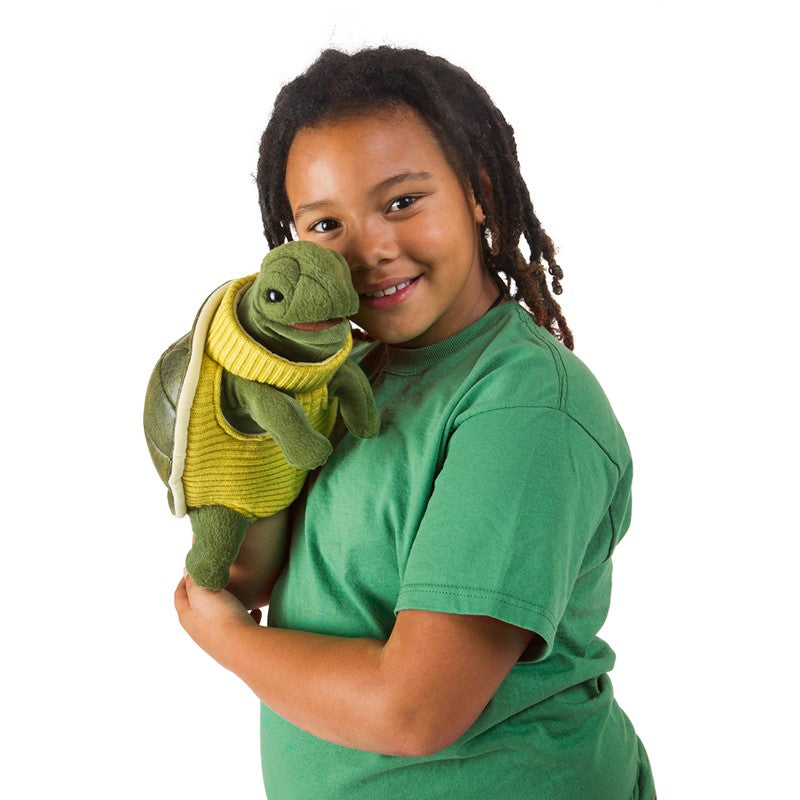 Folkmanis - Turtleneck Turtle Puppet