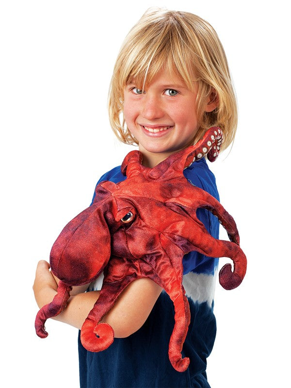 Folkmanis - Red Octopus Puppet