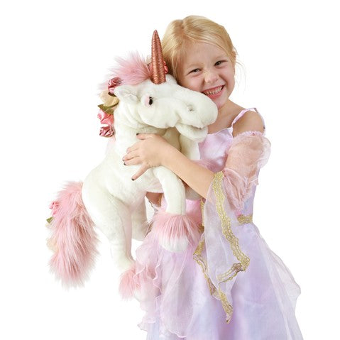 Folkmanis - Music Box Unicorn Puppet