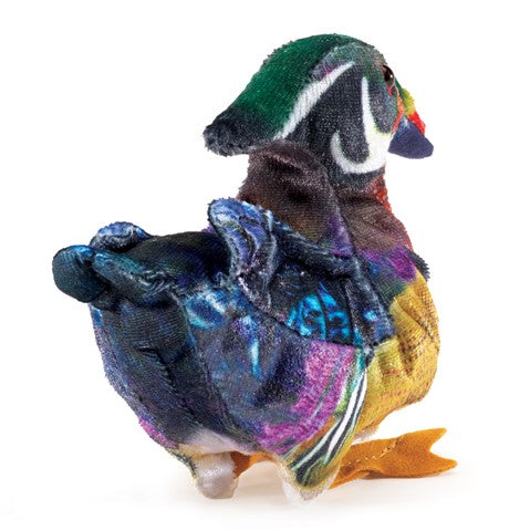 Folkmanis - Mini Wood Duck Finger Puppet