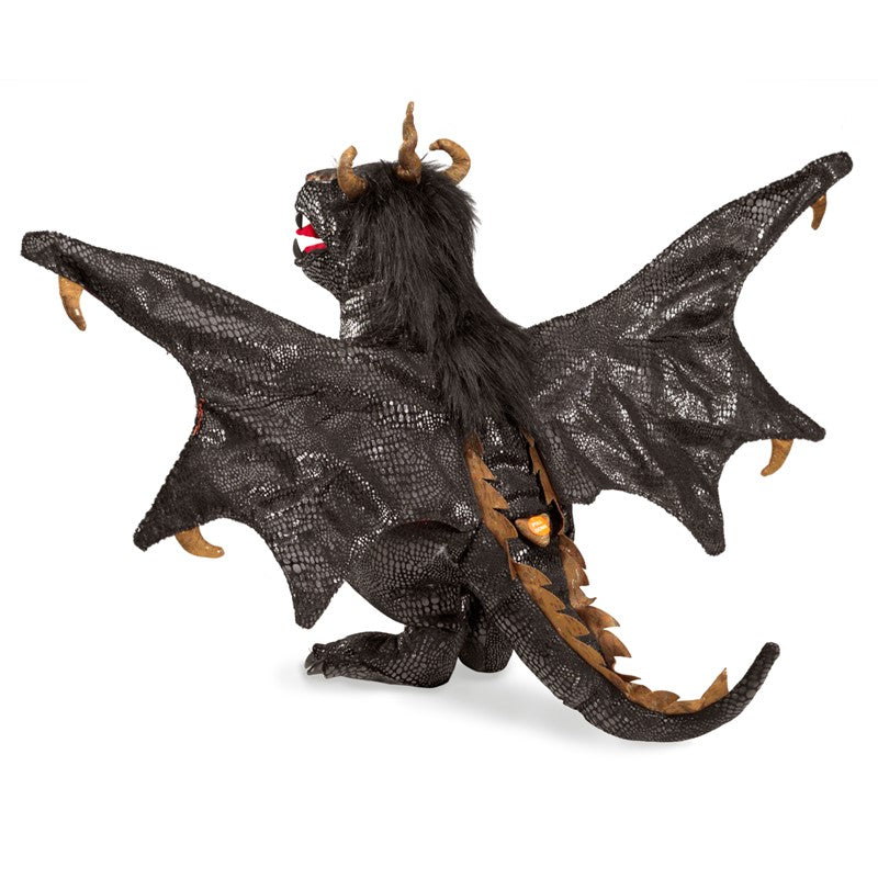 Folkmanis - Black Dragon Puppet