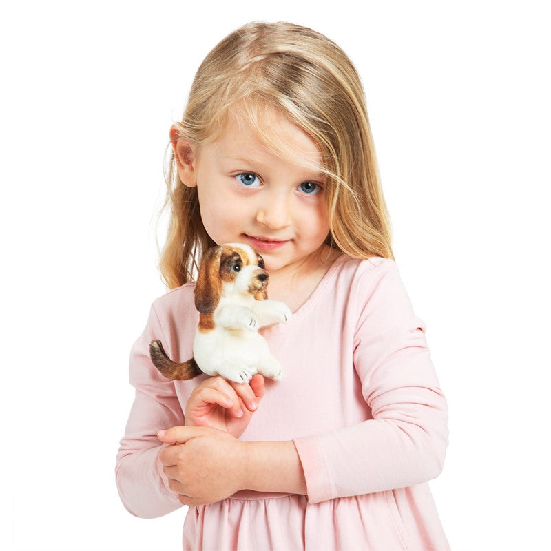 Folkmanis - Mini Dog Finger Puppet