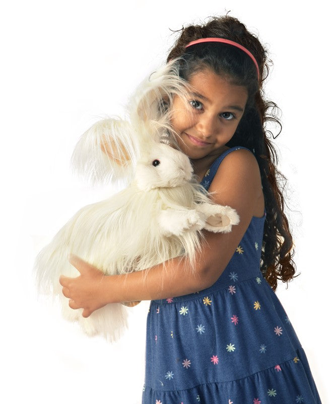 Folkmanis - Angora Rabbit Puppet