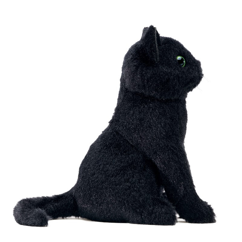 Folkmanis - Mini Black Cat Finger Puppet