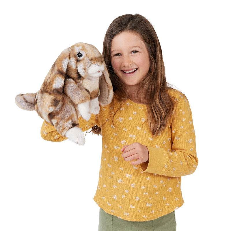 Folkmanis - Silky Bunny Rabbit Puppet