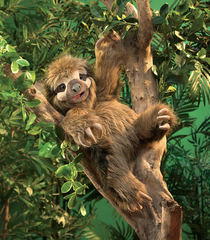 Folkmanis - Three Toed Sloth Puppet