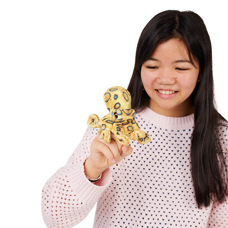 Folkmanis - Blue Ringed Octopus Finger Puppet