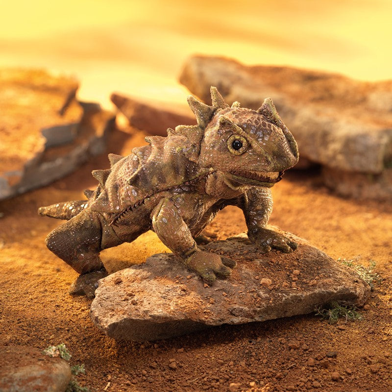 Folkmanis - Lizard (Horned) Puppet